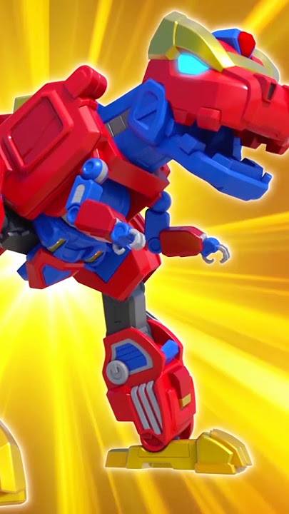 Sebelum & Sesudah Rex! | Transformasi Dino #shorts #gogodino #kartun #dinosaurus #transformasi #trex