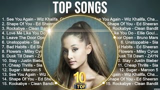 Top Songs 2023 ~ Sia, Tones And I, Justin Bieber, ZAYN, Maroon 5, Shawn Mendes, Charlie Puth