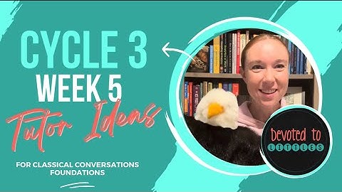 CC Cycle 3 Week 5 Tutor Ideas!