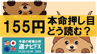 ドル円155'本命押し目'の読み方｜ユロドル1.150ダブルボトム後の行方｜週ナビFX561