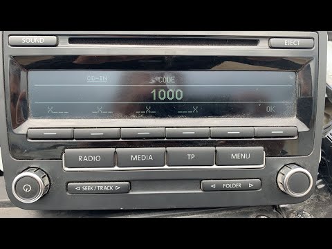 Как ввести код магнитолы Фольксваген RCD 310. Сайт - radiocodefast.ru