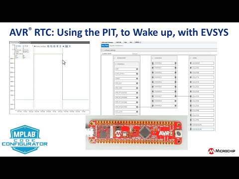 MCC Melody AVR® RTC PLIB Driver: Using the PIT to Wake up and with the  Event System 