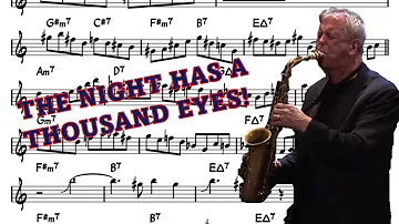 Dick Oatts on The Night Has A Thousand Eyes - Eb Transcription