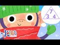 Fact family triangles  addition and subtraction cartoon  math for 1st grade  kids academy