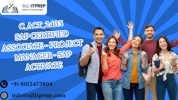 C_ACT_2403: Become a Certified SAP Activate Project Manager!