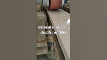 Sintered stone 45° chamfer machine