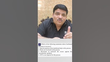 NEET 2022 (Abroad Paper) PYQ - Transport in Plants - 2 Similar MCQ Answers in Video Description