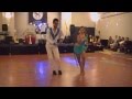 Laetitia Lopez et Khalil Démonstration _ Lyon Bachata Festival _ Casino le Lyon Vert