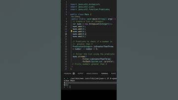 The Role of Predicate T  in Java