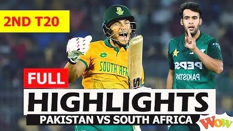Pakistan vs South Africa 2nd T20 Full match highlights|| pak vs South Africa match highlights 2024