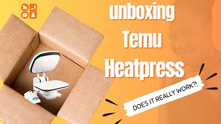 Unboxing Temu Heat Press: Does it really work?