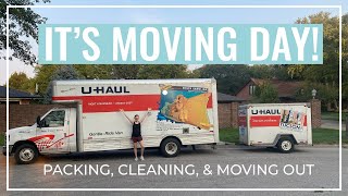 ITS MOVING DAY! Moving Out Of Our Apartment // Packing Up and Cleaning Out My Apartment