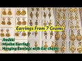 Fathima jewellers jimikkis  muslim earrings  hanging earrings with ear chains