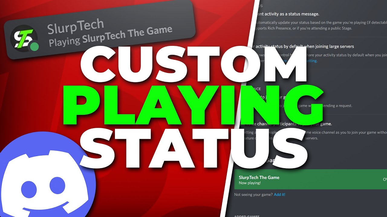 How To Change 'Now Playing' On Discord (2023)  Set Custom Game Playing Text  In Discord 