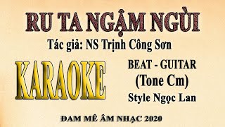 Video thumbnail of "Karaoke RU TA NGẬM NGÙI - Nhạc Trịnh Công Sơn"