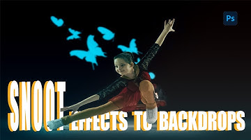 How to Add Snoot Effects to Backdrops in Photoshop.