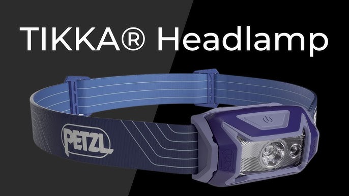 Petzl Tikka Headlamp, White-Red LED, Max 300lm, Flex Battery