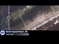 Hurricane Florence Aerial Imagery Before/After North Topsail Beach, NC