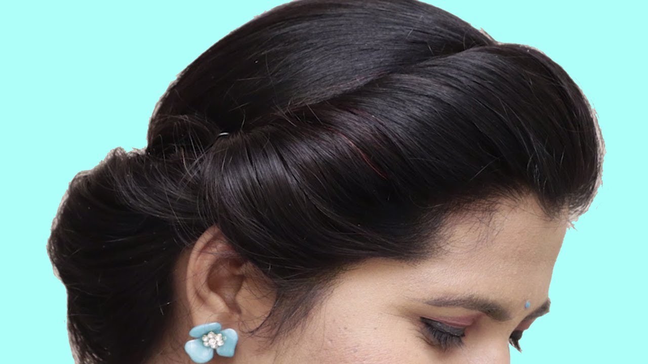 BOLLYWOOD HAIRSTYLE: SIDE PUFF/ SWEPT BANG FOR COLLEGE GIRLS