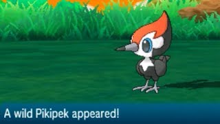 Pokemon Sun & Moon - How To Catch Pikipek Route 1