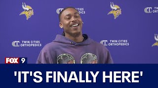 Vikings WR Justin Jefferson on new deal: 'It's finally here'