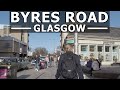 Walking Up Byres Road In Glasgow, Scotland