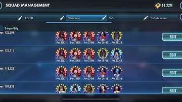 swgoh - undergearing the ultimate padme team! g11 malak and g8 thrawn VS r7 GA$ + yoda + ani