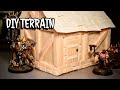 WARHAMMER TERRAIN: Террейн своими руками — делаем хижину (часть 1)