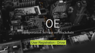TOE | User Registration - Driver