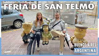 El MEJOR lugar para comprar en BUENOS AIRES | Feria de SAN TELMO