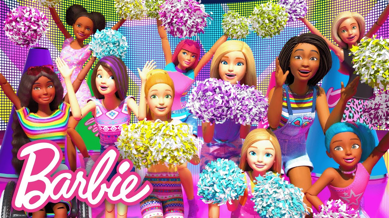 Barbie, chanson des pom pom girls ! 🌟 "Encourage-toi !" 💗 | Clip