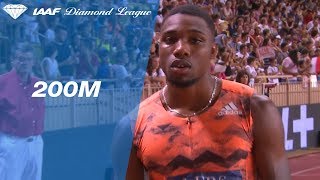 Noah Lyles 19.65 Wins Men's 200m - IAAF Diamond League Monaco 2018