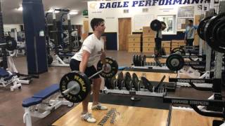 Frederick Luethcke - Paused Snatch Grip High Pull - 102kg for 4 reps