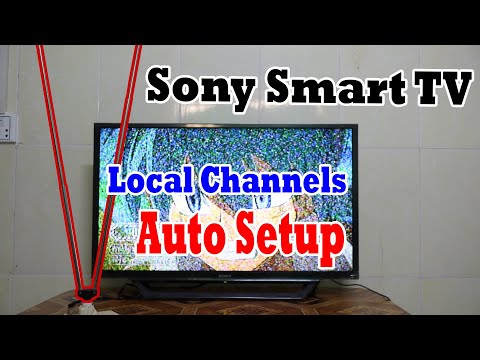 How to Auto Search Local Channels In SONY BRAVIA Smart TV with TV Antenna