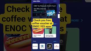 Enoc YES APP#tutorialsvideos #ENOCYESAPPS #freecoffee #YESFREECOFFEE #rewards #zoomcoffee #zoom screenshot 2