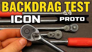 1/2 ratchet shootout back drag test Icon and Proto.