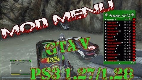 MOD MENU GTA V PS3 1.27/1.28 DEX/CEX BLES/BLUS +DOWNLOAD