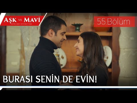 Aşk ve Mavi 55.Bölüm - İsmet’in gitmesini istemeyen Pembe!