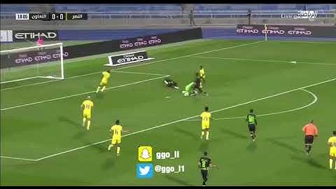 أهداف مباراة النصر و التعاون 2-1 تألق موسى