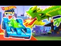 Hot Wheels City Crew vs Fire-Breathing Dragon 🐲🔥 - Cartoons for Kids | Hot Wheels