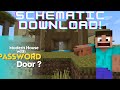 "Minecraft Schematic Tour: Explore a Modern House with a Password-Protected Door! |ItzDrifter "