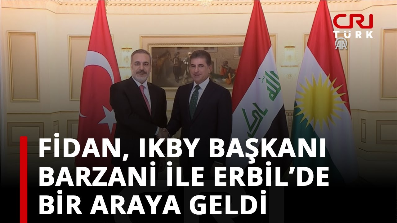 Dışişleri Bakanı Fidan, Barzani ile Erbil'de bir araya geldi - YouTube