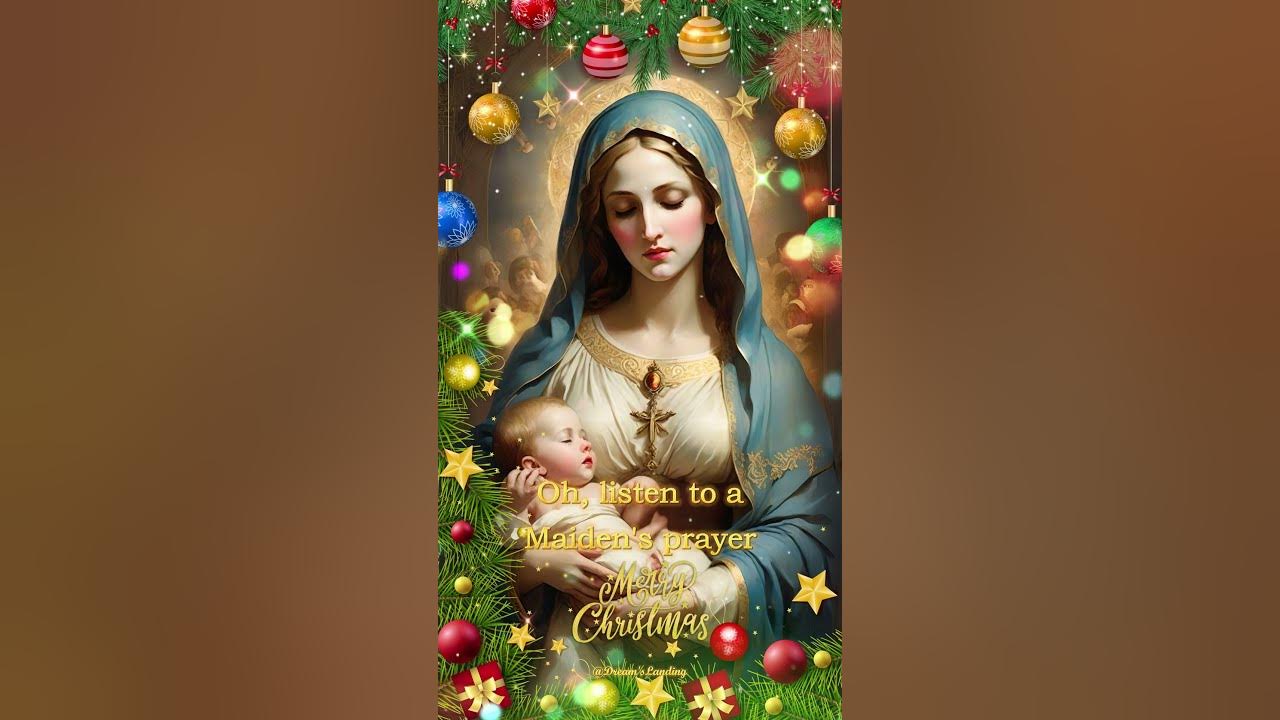 Ave Maria (lyrics) - Celine Dion - The Best Christmas song Ever - Merry Christmas