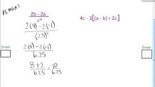 Algebra II 1-1: Expressions and Formulas