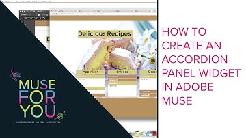 How to Create An Accordion Panel Widget in Adobe Muse CC