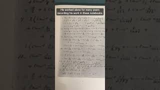 The Notebooks Of Srinivasa Ramanujan