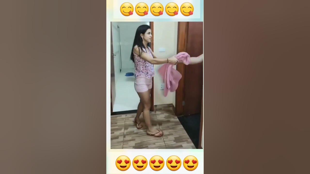 Pulling Love to bathroom 😍🙈