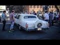 Oldtimers leaving retro cars show  erebuniyerevan 2016 