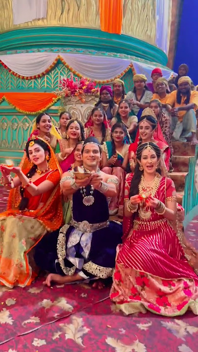 Happy Diwali From Radha Krishna Team 🪔 Mallika Singh 🪅 #shorts