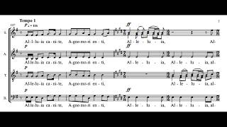Ola Gjeilo - Unicornis Captivatur - score chords